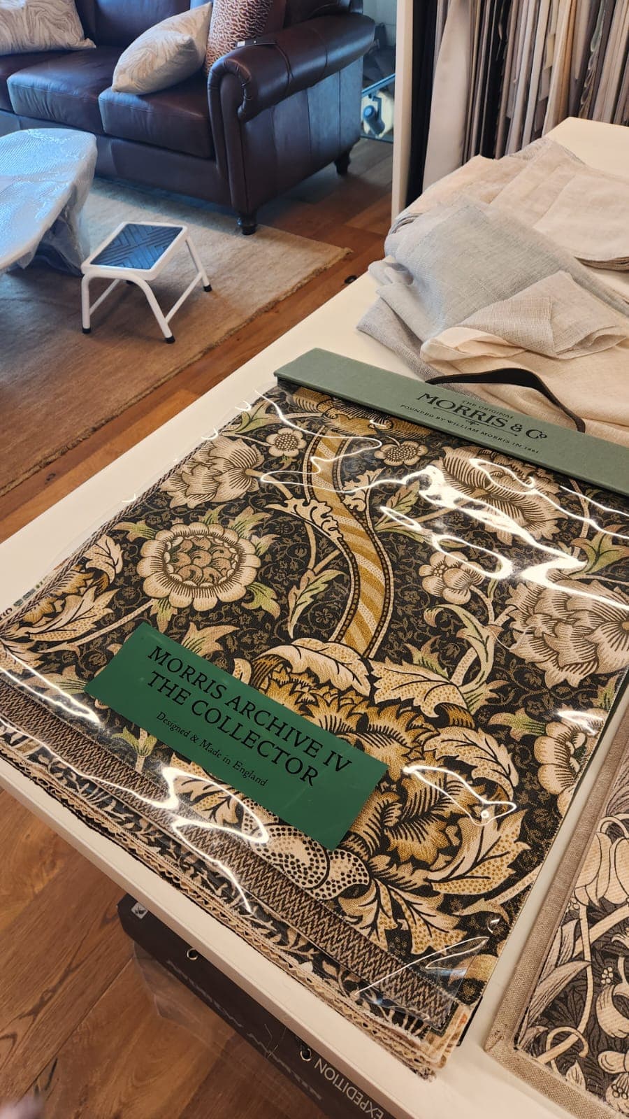 A Bold Curtain, and the Morris Archive