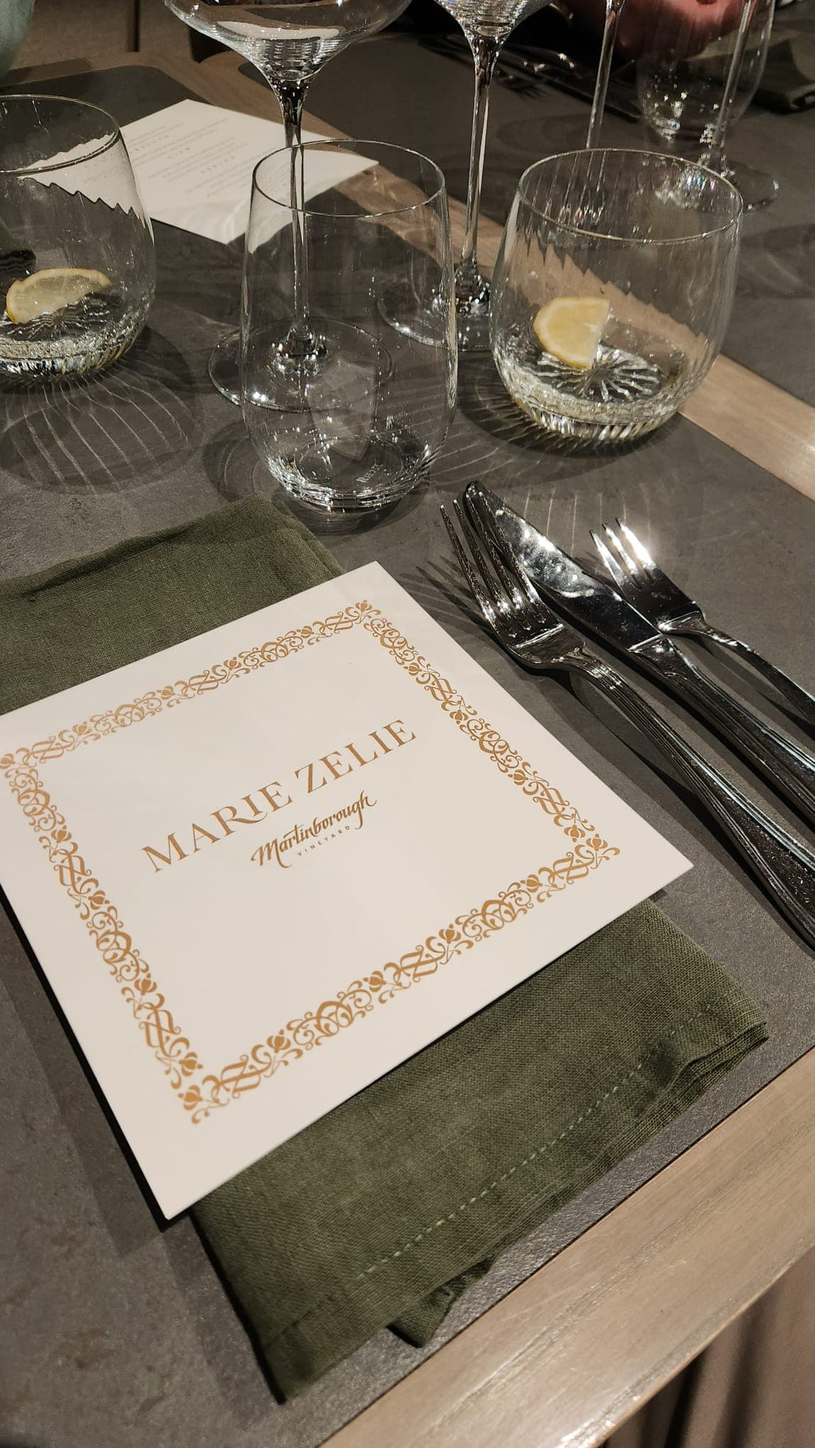 A Dinner for Marie Zélie