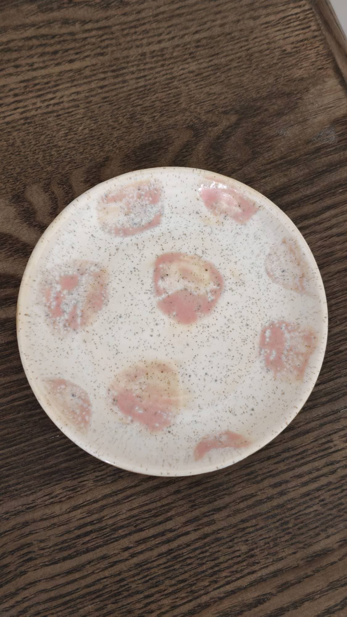 Trinket dish, blossom spots