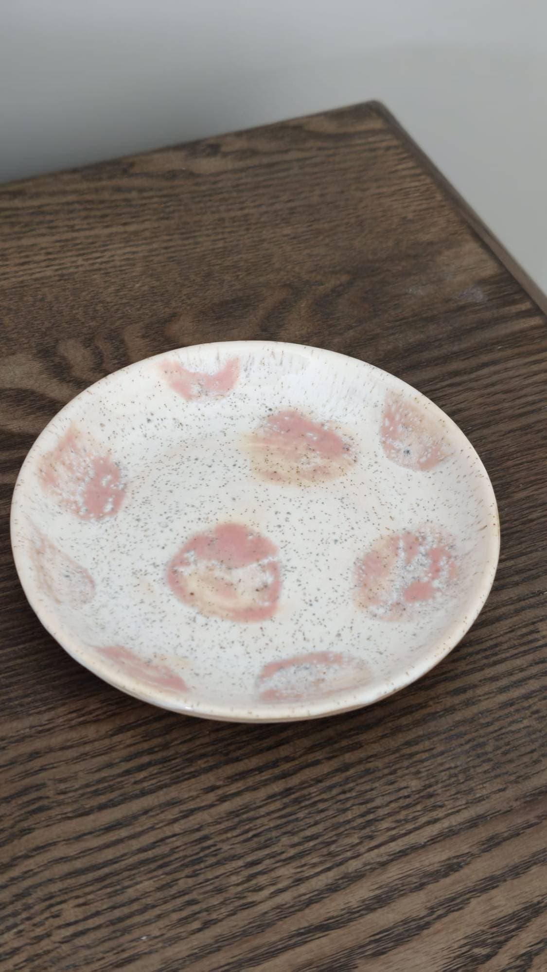 Trinket dish, blossom spots, view 2