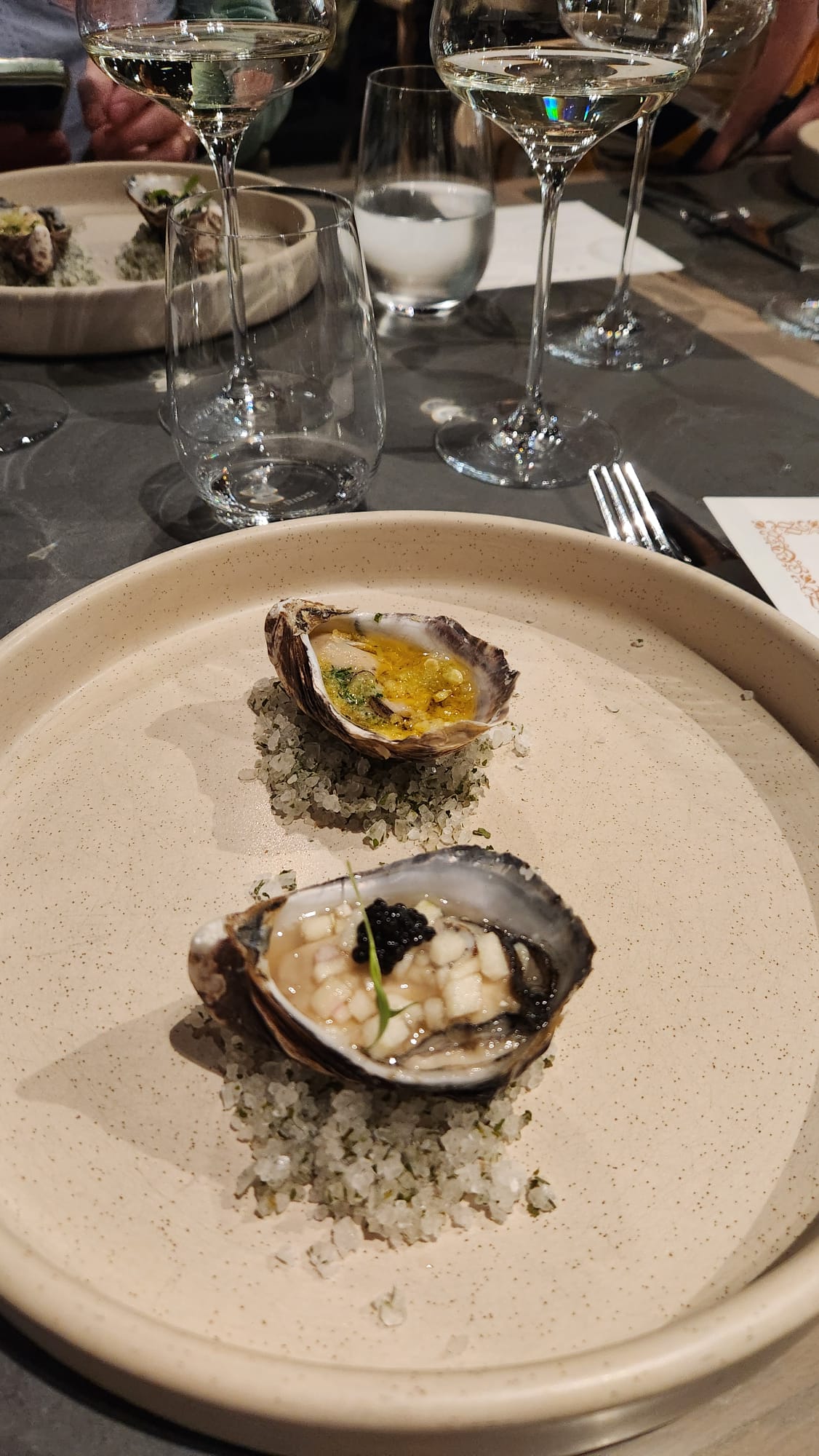 Oysters, two ways